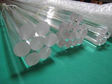Barras de vidrio de cuarzo de cilindro fundido óptico transparente de alta pureza