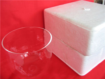 Cuenco de canto de cristal de practicante con mango y caja de transporte súper gruesa y fácil de llevar