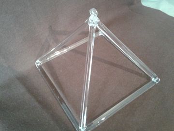Pirámide de cristal de cuarzo para curación, equilibrio y meditación