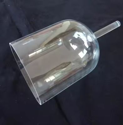 Cuenco cantor de cristal portátil con asas