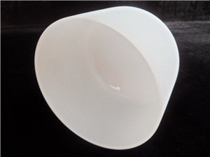 Cuencos de cristal de sonido blancos