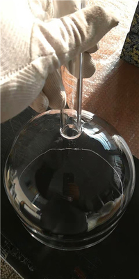 Cuencos cantores de cristal con mango de cuarzo transparente al por mayor desde China