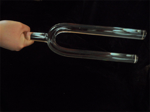 Afinar el diapasón de cristal de cuarzo del tercer ojo chakra, diámetro de 16 mm