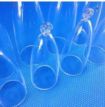 Un juego de campanas cantoras de cristal de cuarzo transparente hechas en China