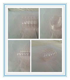 Tubos de vidrio de cuarzo transparente helicoidales