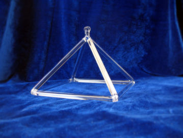 Pirámide de canto de cristal de cuarzo de 3 a 14 pulgadas