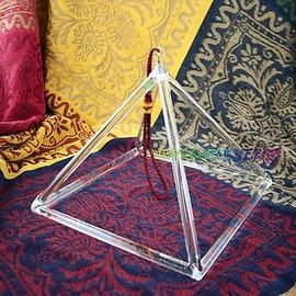 Pirámide de canto de cristal de cuarzo de 3 a 14 pulgadas