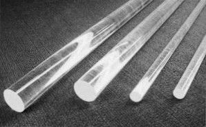 Barras de vidrio de cuarzo de cilindro fundido óptico transparente de alta pureza