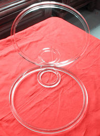 Anillos de vidrio de cuarzo transparente