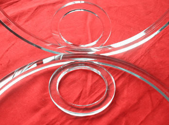 Fábrica de anillos de vidrio de cuarzo transparente vende directamente