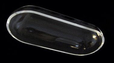 Barcos de vidrio de cuarzo transparente de alta pureza