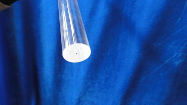 Barras de vidrio de cuarzo de cilindro fundido óptico transparente de alta pureza