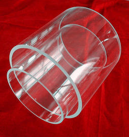 Tubo de cuarzo de gran diámetro con pureza del 99,9% min ((OD4mm a 420mm)
