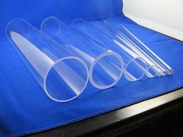 Tubo de cuarzo transparente de alta pureza