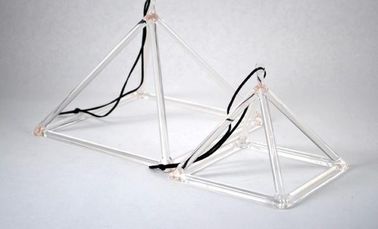 Pirámide de canto de cristal de cuarzo fuerte para la curación