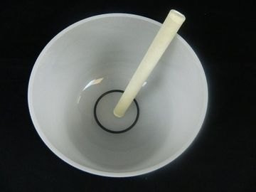 Conjuntos de Chakra de cuencos de canto de cristal de cuarzo helado