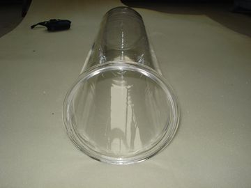 Tubos de vidrio de cuarzo transparente cerrados por un extremo