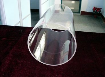 Tubos de vidrio de cuarzo de gran diámetro y transparentes