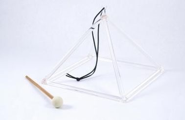 Pirámide de cuarzo transparente para curar el Chakra
