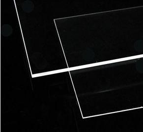 Disco de vidrio de cuarzo transparente puro circular con agujeros