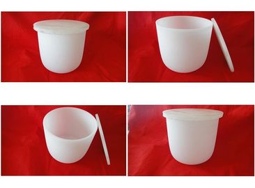 Quartz crucible 6inch to 24inch with lid
