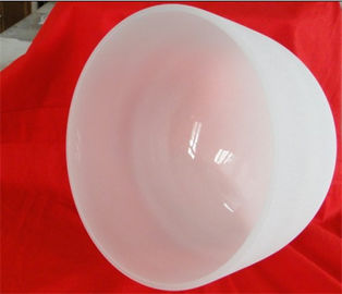 Cuenco tibetano de cristal 99.9% para sanación sonora jinzhou wanshida cuarzo vidrio