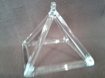 Pirámide de cristal de cuarzo para curación, equilibrio y meditación