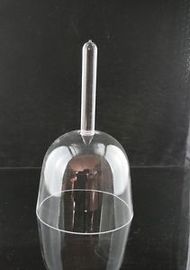 cuencos cantores con mango de cristal claro