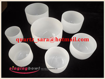 Cuenco Tibetano de Cristal 99.9% para Sanador de Sonido hecho en China, juego de chakras