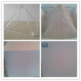 Crystal singing pyramid 6 inch