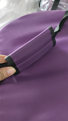 Estuches acolchados para transportar cuencos cantores de cristal púrpura con capa gruesa