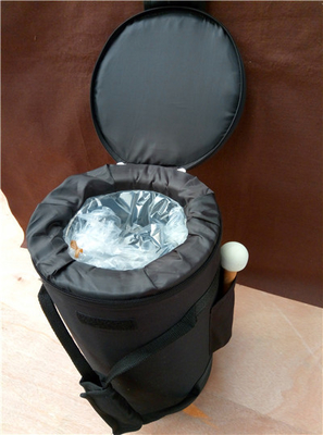 Cuadro de portador de cristal de manija de canto del cuenco hecho de seda precio al por mayor