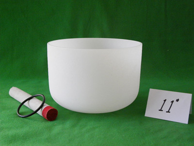 Kit de cuencos cantores de cuarzo esmerilado hecho de cuarzo de alta pureza o pérdida de peso duradera