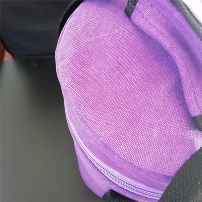 Estuche morado con asa para cuencos cantores de cristal de 6 a 10 pulgadas