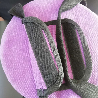 Estuche morado con asa para cuencos cantores de cristal de 6 a 10 pulgadas