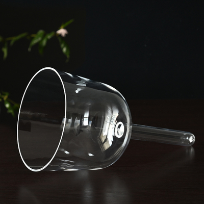 Cuenco de canto de cristal de mano para aliviar el estrés
