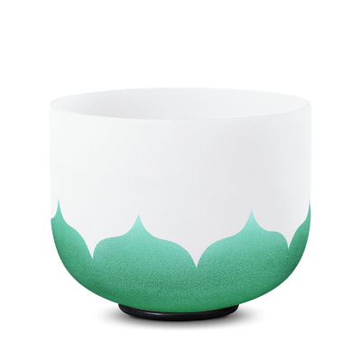 Un conjunto de Lotus Chakra Cantando Bowl Color único para baño de sonido y meditación