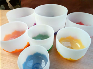Chakra Lotus  Quartz Crystal Singing Bowls Full Sets Wholesale Price