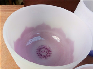 Chakra Lotus  Quartz Crystal Singing Bowls Full Sets Wholesale Price
