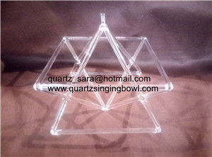 Merkaba cantando de cristal de cuarzo 8-14 pulgadas precio al por mayor