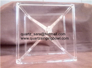 Precio al por mayor para el cristal de cuarzo pirámide merkabah 6-14 pulgadas