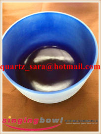 Cuencos cantores de cristal de cuarzo esmerilado para terapia de sonido Venta directa de fábrica