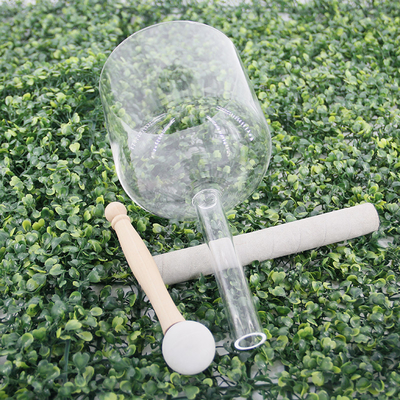CUENCO DE CRISTAL PURO HECHO A MANO CON ASA Y BOLSAS DE TRANSPORTE ACOLCHADAS Venta al por mayor en China