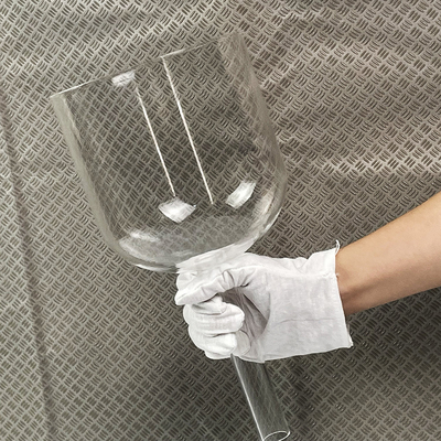 Cuencos cantores de cristal transparente hechos a mano, fabricados en China