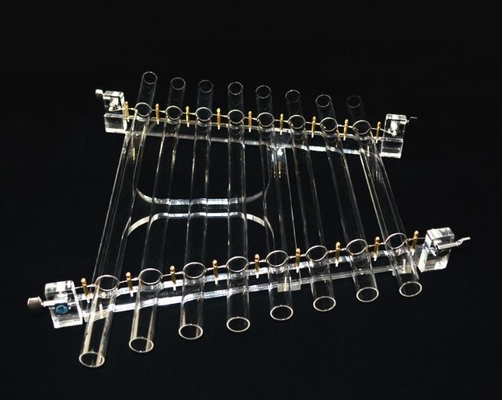 Arpa de cristal de cuarzo transparente hecha de cuarzo de alta pureza fabricada en China