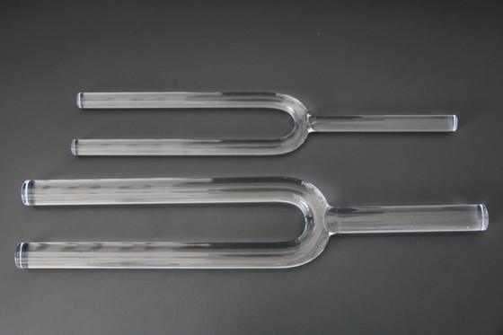 Diapasón de cristal puro de eco largo para curación con sonido con mazos de cristal precio al por mayor