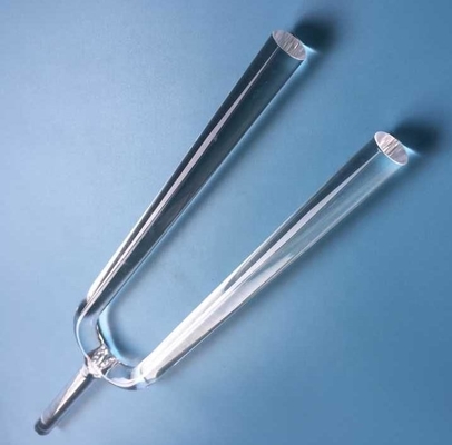 Diapasones de cristal de cuarzo de alta calidad para la curación de chakras hechos a mano