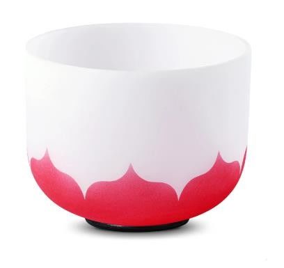 Un conjunto de Lotus Chakra Cantando Bowl Color único para baño de sonido y meditación
