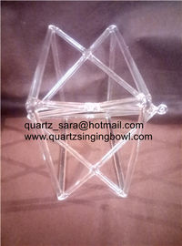 Merkaba de cristal de cuarzo cantante de 8 a 14 pulgadas de jinzhou wanshida quartz glass china