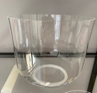 Cuenco transparente de 10"